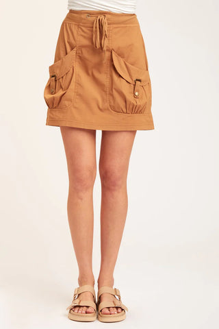 Shirley Mini Skirt-Terracotta