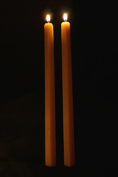 Hexagon Taper Beeswax Candle Hawaii Made