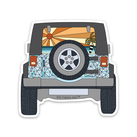 3" Scenic Jeep Sticker
