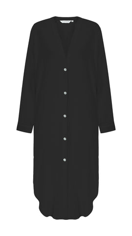 Terra Shirt Dress - Black