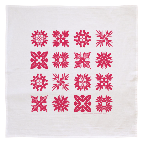 Hand Screened Flour Sack Towels Made in Hawaii
