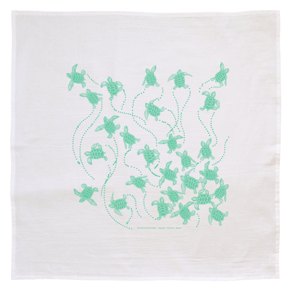 Hand Screened Flour Sack Towels Made in Hawaii