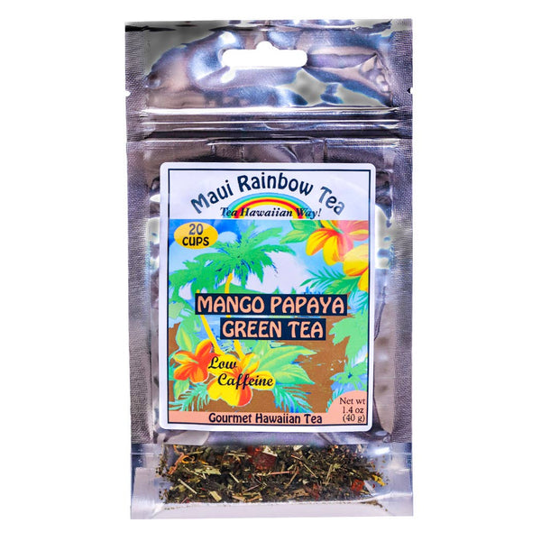 Mango Papaya Green Tea - Artisanal Hawaiian Tea