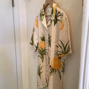 Getaway Shirt Pineapple Print