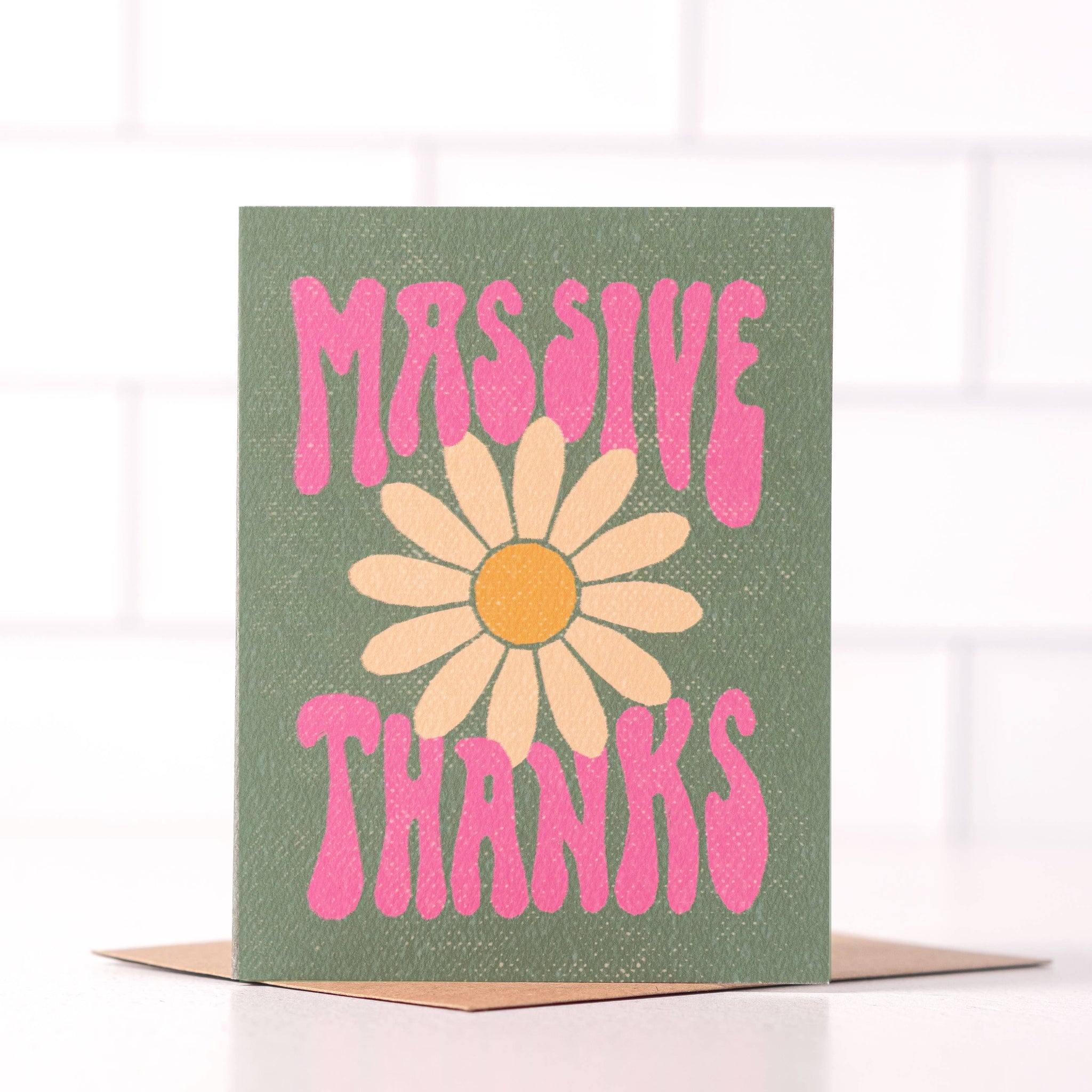 Massive Thanks - Fall Thank You Card