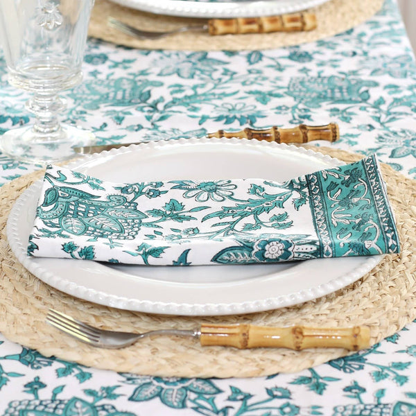 Napkin Gayatri Peacock, Set of 4