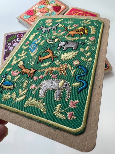 Wildlife Embroidery Pocket Notebook