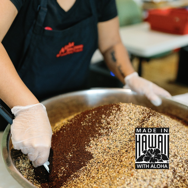 Black Lava Hawaiian Sea Salt 4.23 Oz. Stand Up Pouch