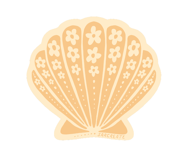 Sticker - Scallop Shell