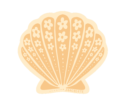 Sticker - Scallop Shell