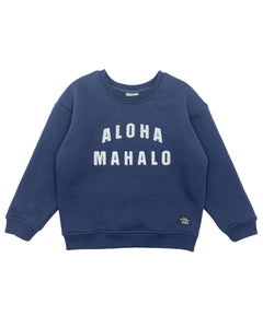 Ryder Aloha Mahalo Sweatshirt | Navy Blue