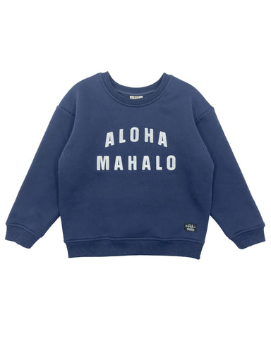 Ryder Aloha Mahalo Sweatshirt | Navy Blue