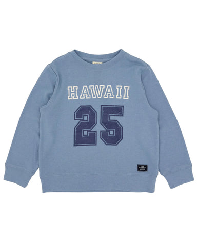 Hawaii 25 Hacci Pullover Sweater | Denim Blue