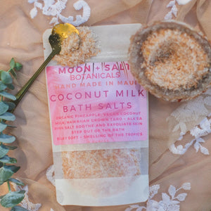 Coconut Milk Bath Soak Made on Maui