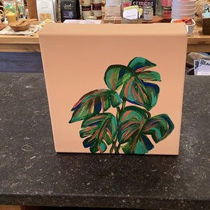 Tropical Plant Painting by Jacki Reeder