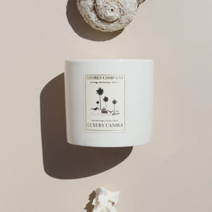 8 Oz Coconut Wax Botanical Candle | Island Scent