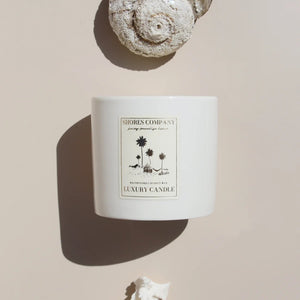 8 Oz Coconut Wax Botanical Candle | WINDSWEPT SCENT