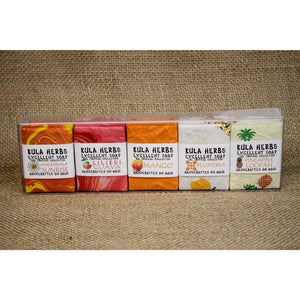 5 Pack Small Kula Maui Made Soap