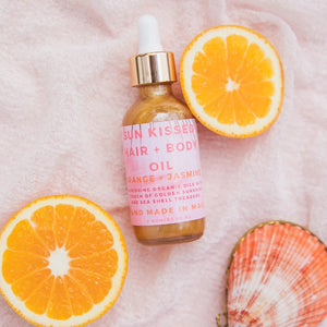 Sun Kissed Hair & Body Oil-Orange and Jasmine