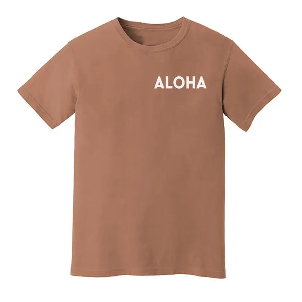 Aloha Washed Tee Full Length | Varied Colors