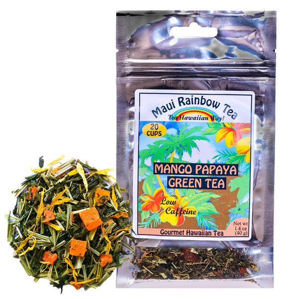 Mango Papaya Green Tea - Artisanal Hawaiian Tea