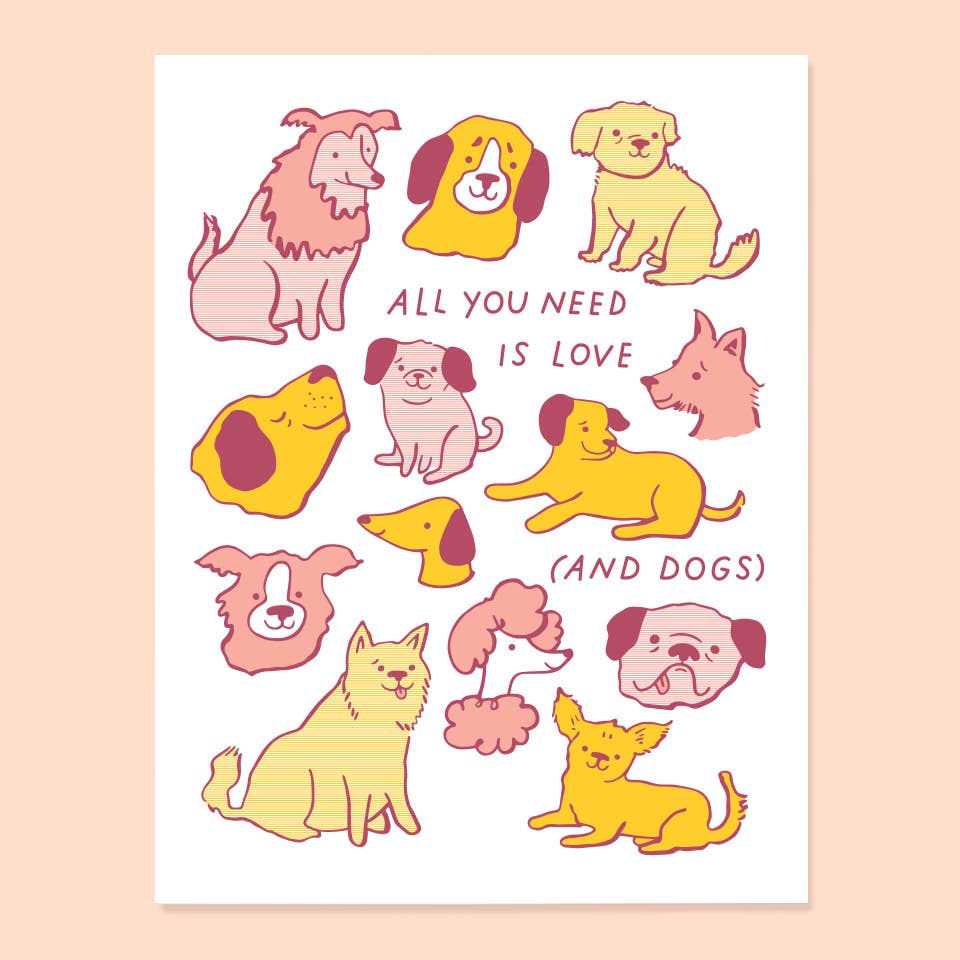 Love and Dogs Card