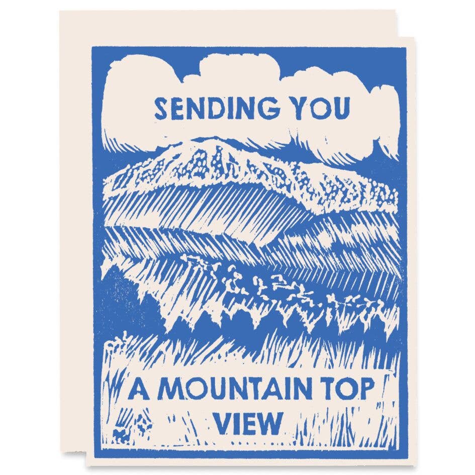 Mountain Top View Card