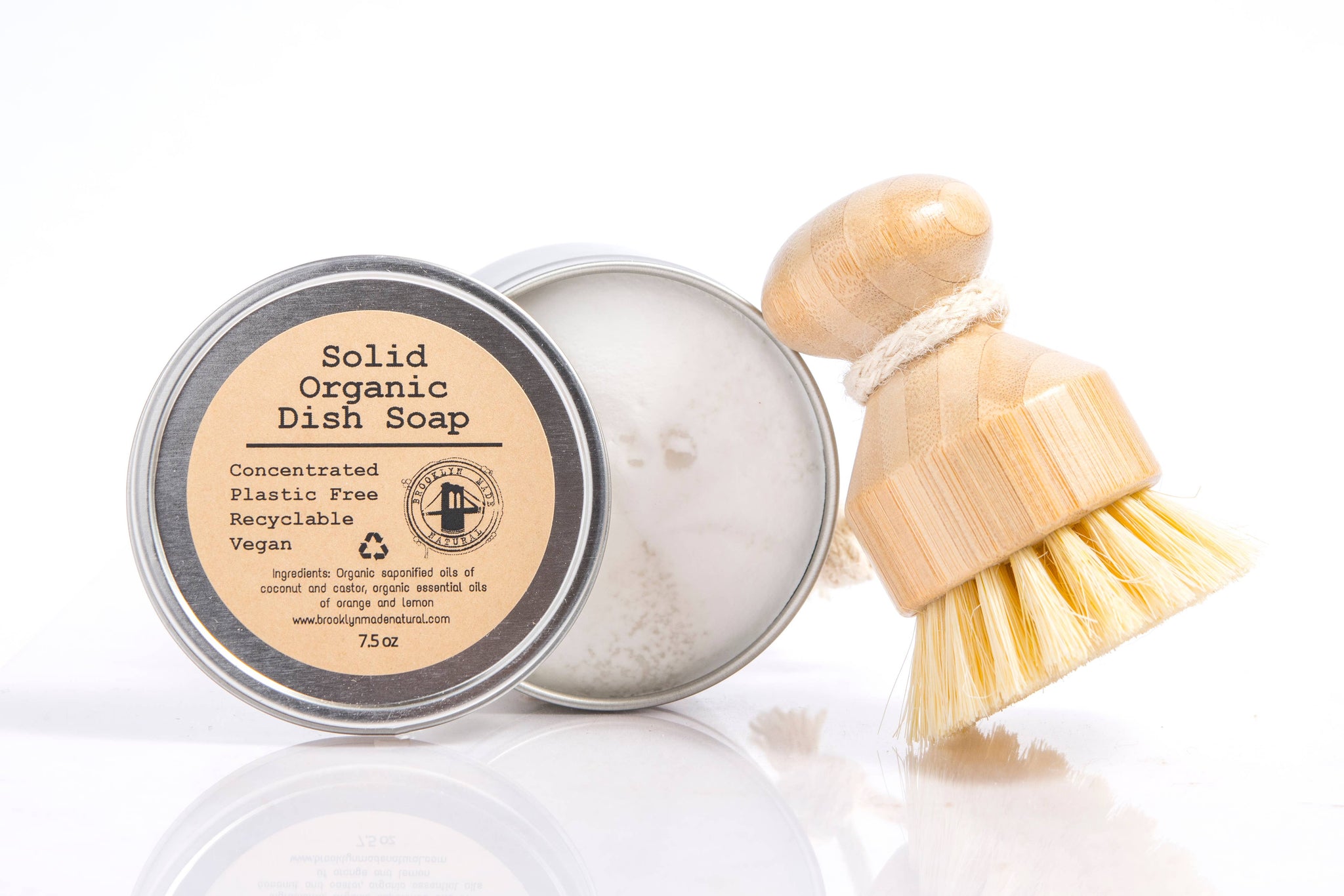 Solid Dish Soap - Plastic Free, Vegan, Zero Waste