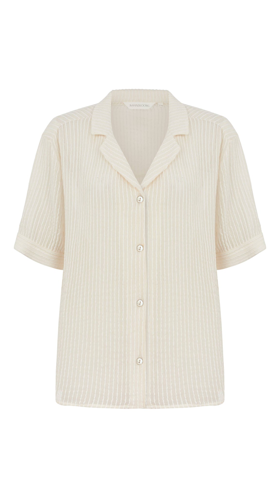 Ocean Shirt - White Stripes S/M