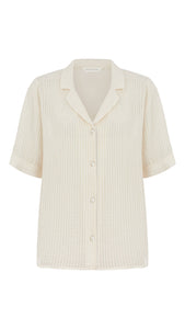 Ocean Shirt - White Stripes S/M