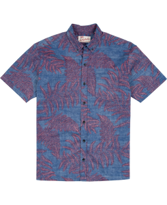 Palapala Navy Aloha Shirt