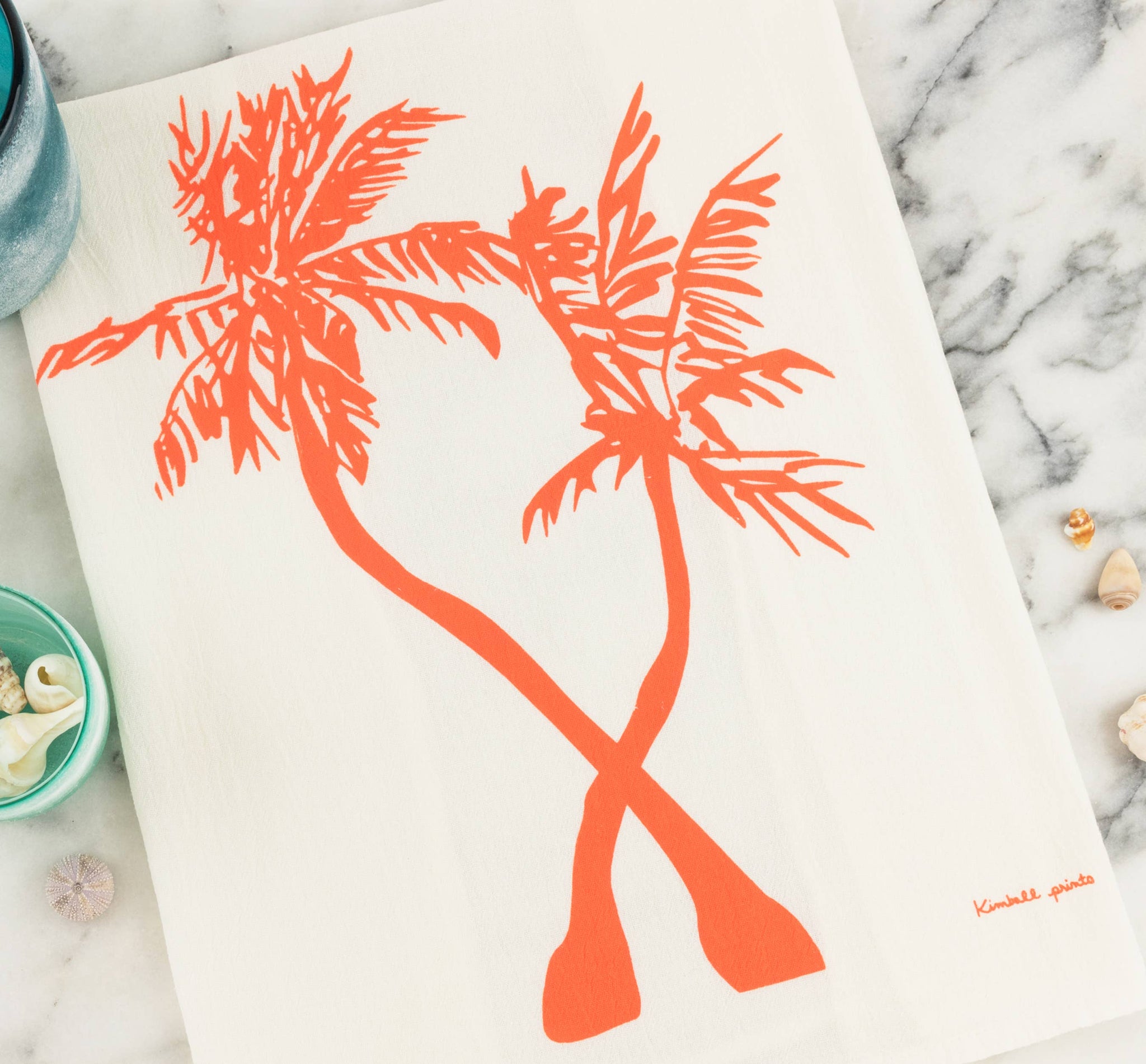 Palm Trees Tea Towel