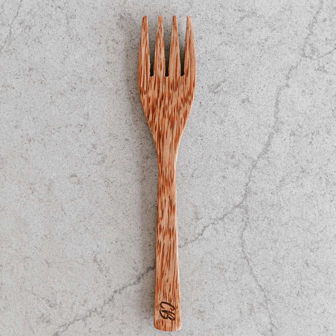 Wooden Coconut Fork