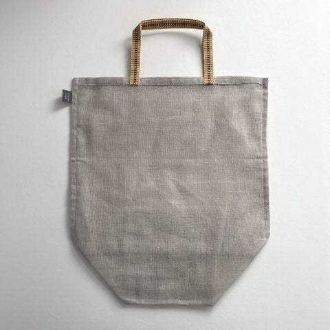 Gray Gauze Cotton Net Eco Produce Bags With Handle - Large