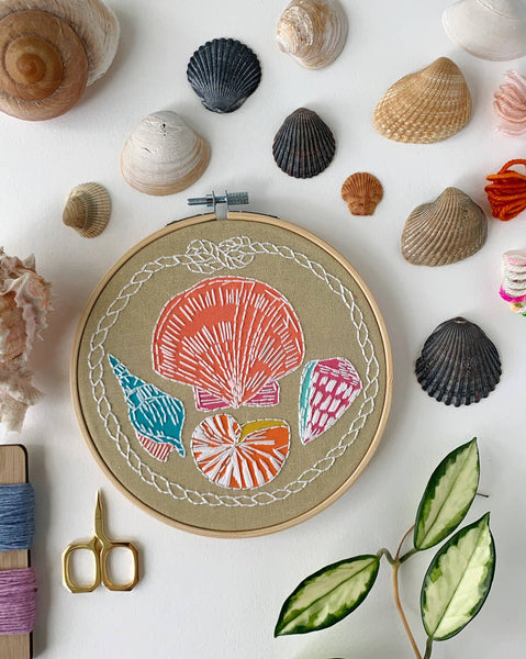Shells Embroidery Kit