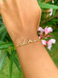 Simply Aloha Chain Bracelet