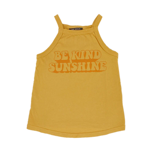 Be Kind Sunshine Racerback Tank For Girls