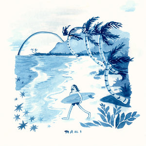 Maui Surfer Print