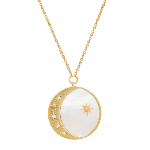 Mother Moon Star Necklace