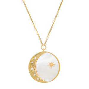 Mother Moon Star Necklace