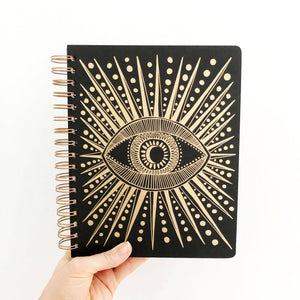 Seeing Eye Journal - Black Lined Pages