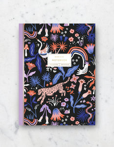 Pink Leopard Party Notebook - 120 Pages