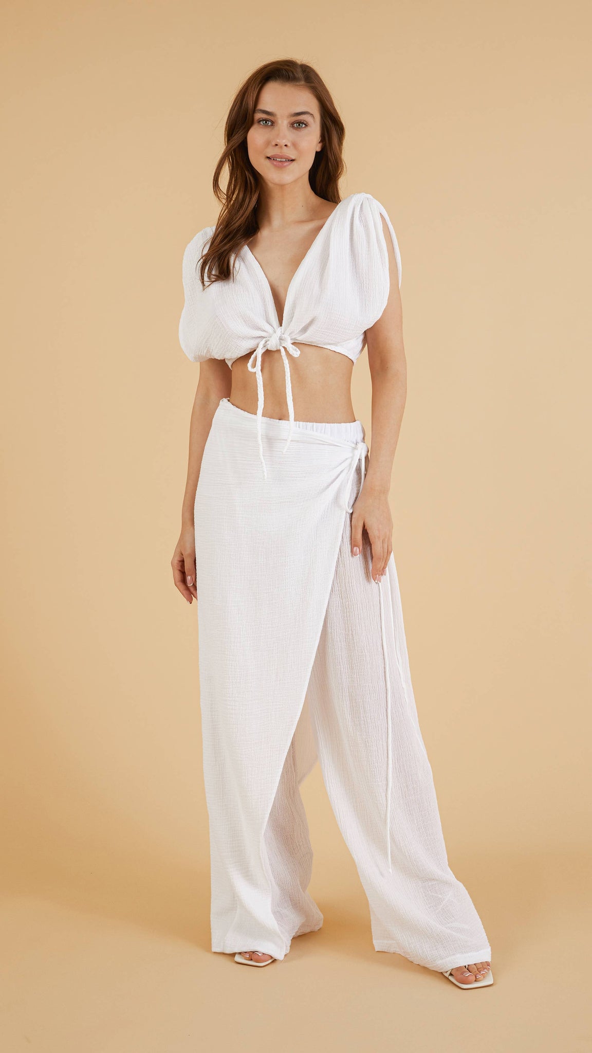 Nala Beach Pants - White