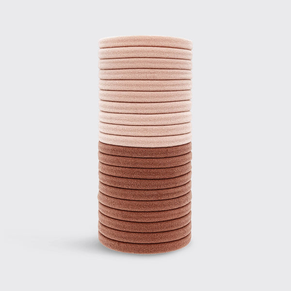 Eco-Friendly Nylon Elastics 20pc set - Blush