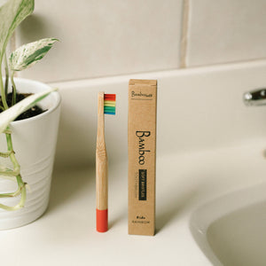 Bamboo Kids Toothbrush - Rainbow