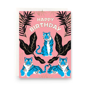 Tiger Birthday Greeting Card