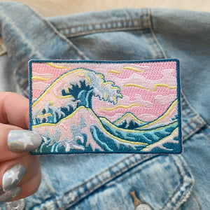 Patch - Waves Collection - Great Wave & Pink Skies