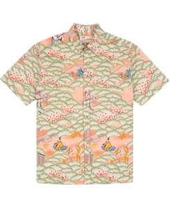 Mono No Aware Aloha Shirt - Guava