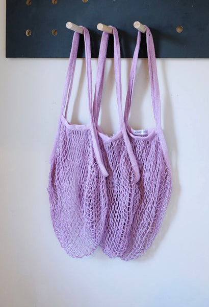 Soft pastel Market bag, net shopping bag,reusable market bag