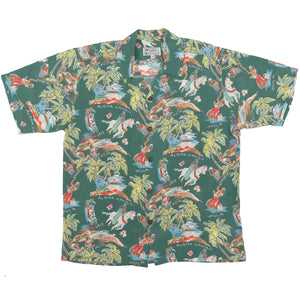 Pa’u Riders Print Aloha Shirt